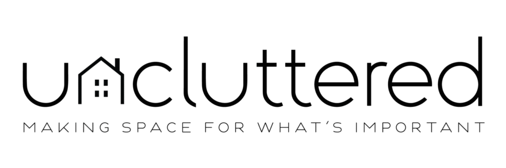 Uncluttered - Making Space For What's Important Uncluttered Logo